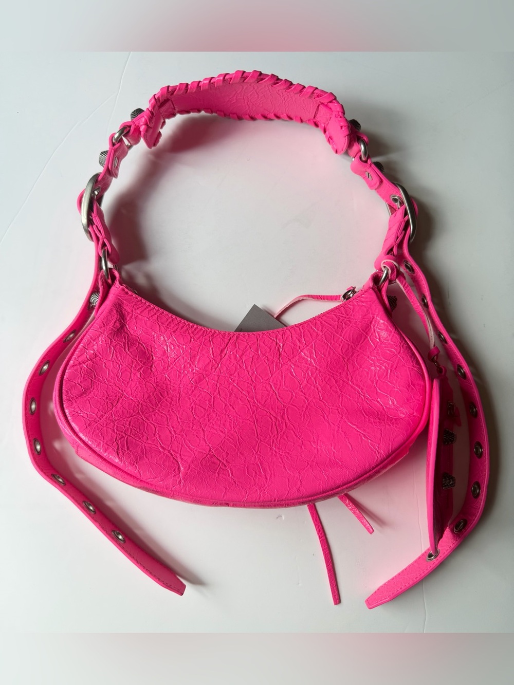 Balenciaga Cagole XS Shoulder Bag Hit Pink - Picture 6 of 11